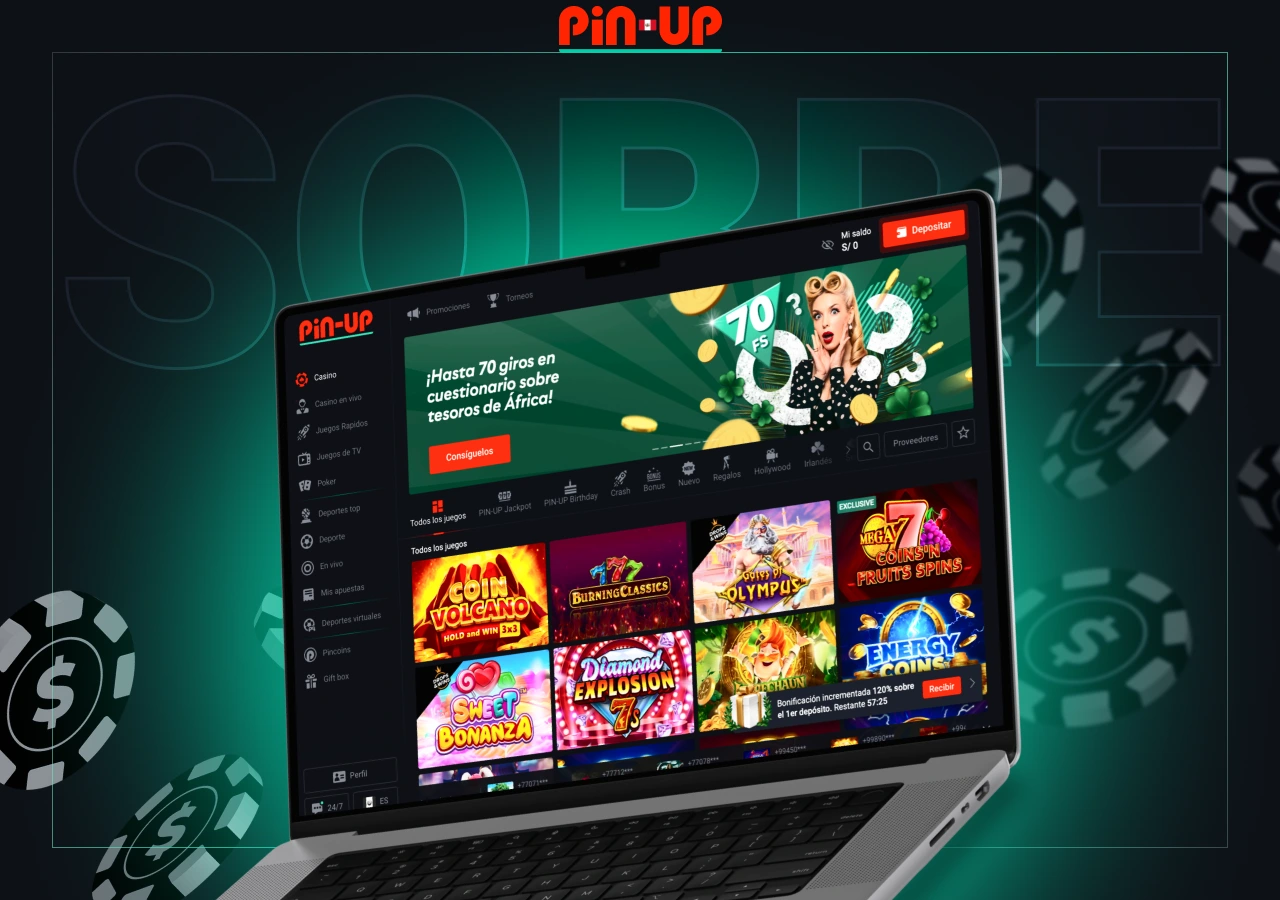 Información básica sobre la plataforma de apuestas Pin-UP