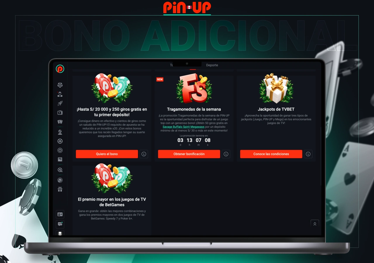 Ofertas adicionales de casino en la plataforma de la casa de apuestas